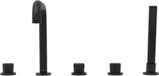 Смеситель на борт ванны Allen Brau Priority 5.31007-31 Черный матовый